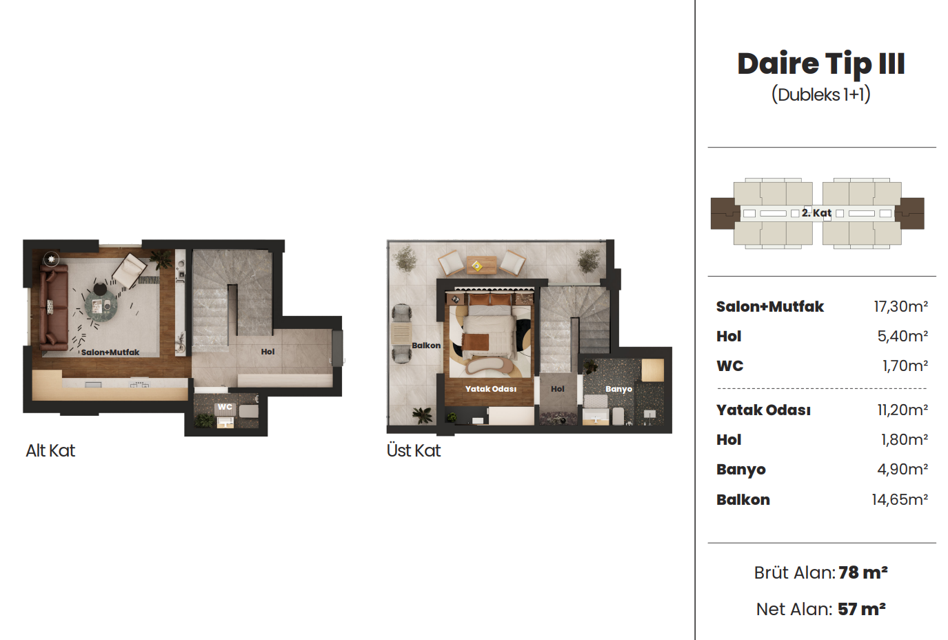 BBY Tablo Arslanbey - Apartment Type III
