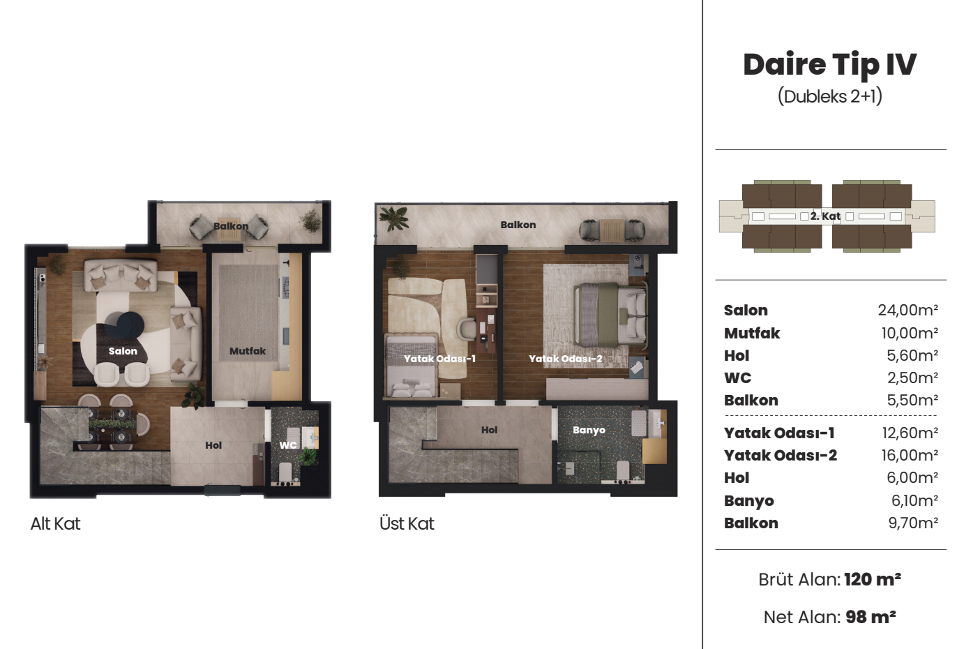 BBY Tablo Arslanbey - Apartment Type IV